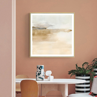 Wall Art 70cmx70cm Atmospheric Edge II Gold Frame Canvas thumbnail