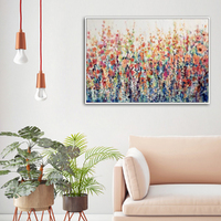 Wall Art 70cmx100cm Flourish Of Spring White Frame Canvas thumbnail