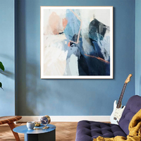 Wall Art 50cmx50cm Luz I Gold Frame Canvas thumbnail