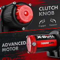 X-BULL Electric Winch 5000LBS 12V 15.2M Synthetic Rope Wireless ATV UTV 4WD Boat thumbnail