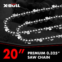 X-BULL 20'' Chainsaw Bar and Chain 0 .325 Pitch Gauge 76 Link Universal thumbnail