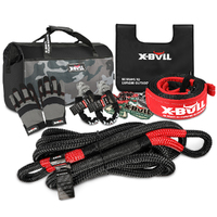 X-BULL Recovery Rope kit Snatch Strap Soft Shackles Hitch receiver Kinetic Tire Deflator thumbnail