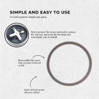 For Nutribullet Grey Gasket Seal Ring - Suits New 600 W 1200 W 900 W thumbnail