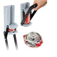 Aluminium Can Crusher - 16oz Beer Recycling Smasher - Wall Mounted Bottle Opener thumbnail