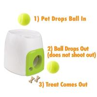 Fetch N Treat Dog Toy - Interactive Ball Roll and Reward Pet Play - All For Paws thumbnail