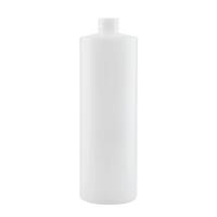 1x 500ml Clear HDPE Round Bottle + 28/410 Caps - Empty Plastic Food Storage thumbnail