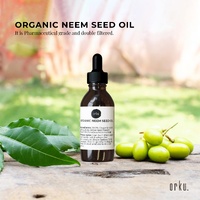 Orku 25ml Organic Neem Seed Oil - Debitterised Cold Pressed Azadirachtin Indica thumbnail