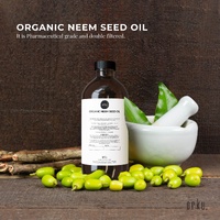Orku 1L Organic Neem Seed Oil - Debitterised Cold Pressed Azadirachtin Indica thumbnail