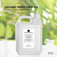 Orku 5L Organic Neem Seed Oil - Debitterised Cold Pressed Azadirachtin Indica thumbnail