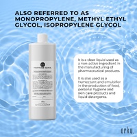 1L Propylene Glycol BP USP 99.9% Pure Pharmaceutical Food Grade Monopropylene thumbnail