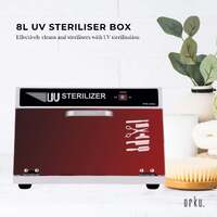 8L UV Steriliser Box Beauty Equipment Sanitising Salon Nail Tools Sterilizer thumbnail