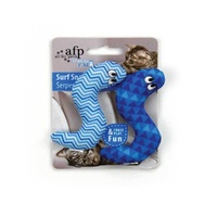 4x Pack Surf Snakes 9cm Catnip Cat Crinkle Toy Chase Kitten Teaser thumbnail