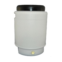 25L Fermenter Keg + Lid + Tap - HDPE Plastic Drum Food Grade Brewing Barrel thumbnail