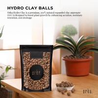 1L Hydro Clay Balls - Natural Premium Hydroponic Expanded Plant Growing Medium thumbnail