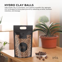 20L Hydro Clay Balls - Natural Premium Hydroponic Expanded Plant Growing Medium thumbnail