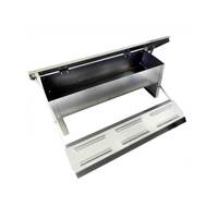 6.5L Automatic Chook Chicken Feeder Poultry Auto Treadle Galvanised Metal Coop thumbnail