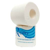 48x Toilet Paper Rolls 7 Rivers 2 Ply 400 Sheet Bulk Individually Wrapped Roll thumbnail