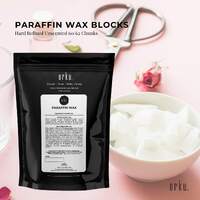 400g Paraffin Wax Blocks - Refined Hard Unscented 60/62 Chunk Candle Soap Making thumbnail