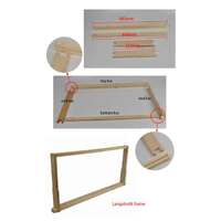 10x Deep Beehive Frames Wood Bee Hive Unassembled Brood Box Frame Beekeeping thumbnail