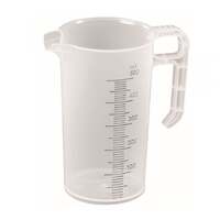 500ml Measuring Jug Heavy Duty Clear Plastic Propylene BPA 5 Food Grade Pro-Jug thumbnail