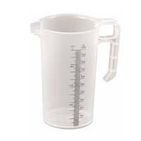 1L Measuring Jug Heavy Duty Clear Plastic Propylene Food Grade BPA 5 Pro-Jug thumbnail