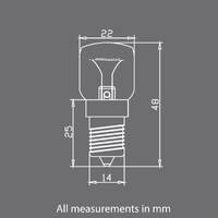 12V 12W E14 Light Bulb Replacement Globe -Himalayan Salt Lamp Switch Accessories thumbnail