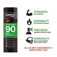 3M Hi Strength 90 Spray Adhesive 500g Strong Laminate Wood Concrete Metal Glue thumbnail