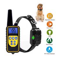 Dog Bark Collars - 3x 800m Range Recievers Vibration Sound Light Training Device thumbnail
