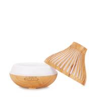 Essential Oil Aroma Diffuser and Remote - 500ml Flat Top Wood Mist Humidifier thumbnail