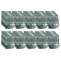 100x Resealable Aluminium Pouches 18x26cm - Windowed Zip Close Food Storage Bag thumbnail
