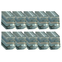 100x Resealable Aluminium Pouches 30x40cm - Windowed Zip Close Food Storage Bag thumbnail