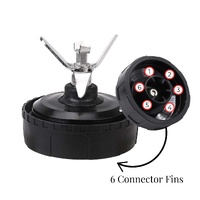 For Nutri Ninja Extractor Blade - 6 Fin Female Connection Replacement Parts thumbnail