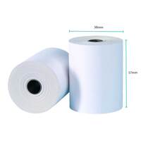200x Thermal Paper Rolls 57x38mm -  9.5m Register EFTPOS POS Receipt Bulk thumbnail