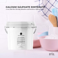 5Kg Calcium Sulphate Gypsum Powder Bucket-  Food Grade Hydrous Sulfate thumbnail