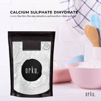 400g Calcium Sulphate Gypsum Powder -  Food Grade Hydrous Sulfate thumbnail