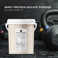 500g Native Unflavoured Whey Protein Isolate Powder - Shake WPI Supplement Tub thumbnail