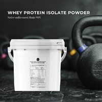 2Kg Native Unflavoured Whey Protein Isolate Powder - Shake WPI Supplement Tub thumbnail