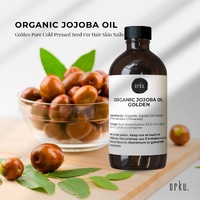100ml Organic Jojoba Oil - Golden Pure Cold Pressed Seed For Hair Skin Nails thumbnail