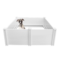 Dog Whelping Box 0.95m x 0.95m x 0.48m - Puppy Birthing PVC Pen thumbnail
