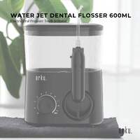 Water Jet Dental Flosser 600ml Black - Electric Oral Pressure Tooth Irrigator thumbnail