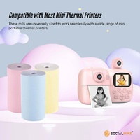 Social Hike 3 Pack Thermal Paper Camera Rolls Colour - Instant Print Refill thumbnail