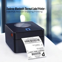 Tooleroo Bluetooth Thermal Label Printer - USB POS Receipt Shipping Printing thumbnail