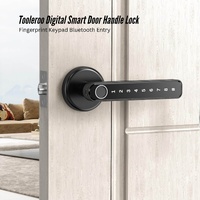 Tooleroo Digital Smart Door Lock Handle - 5in1 Keypad Home Entry Security System thumbnail