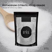 Orku 1Kg Potassium Citrate Food Grade - Granular BP USP FCC E332 Additive thumbnail