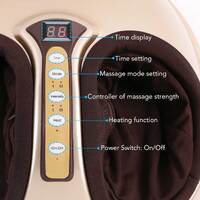 Foot Massager Machine Gold 3D Shiatsu Heat Kneading Pressing Relax Home Massage thumbnail