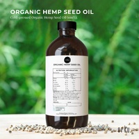 500ml Organic Hemp Seed Oil - Cold Pressed Food Grade Healthy Oils Foods thumbnail