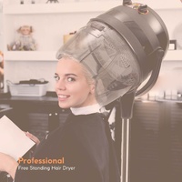 Free Standing Hair Dryer Hood Bonnet Hairdryer Height Adjustable Salon Equipment thumbnail