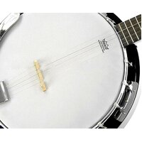 Karrera 5 String Resonator Banjo - Black thumbnail