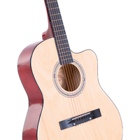 Karrera Acoustic Cutaway 40in Guitar - Natural thumbnail