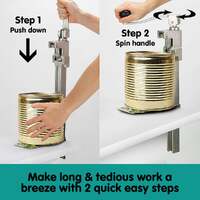 Klika Heavy Duty Can Opener Kitchen Tool Counter Bench Top thumbnail